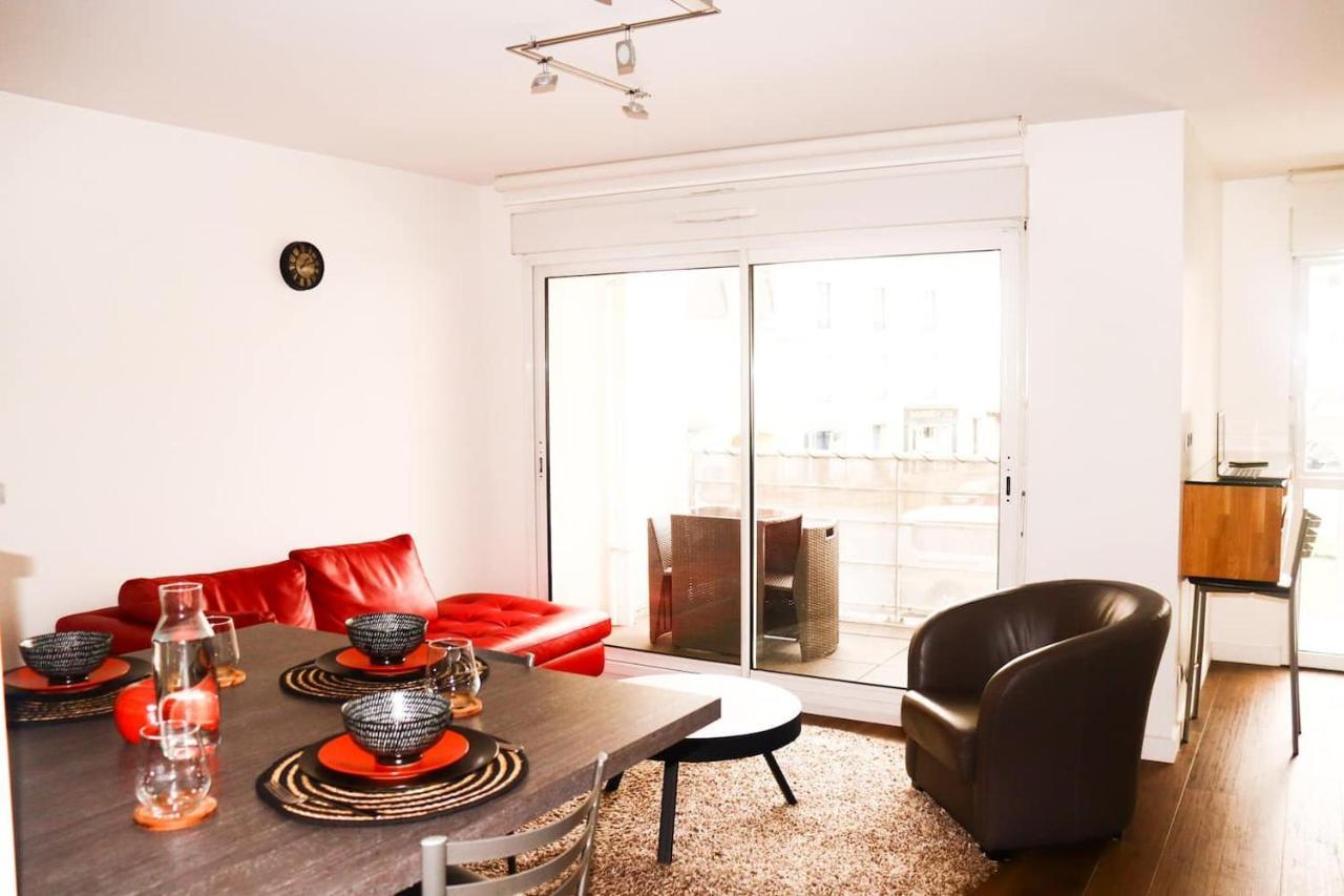 T3 Au Centre Avec Balcon, Parking Gratuit Quimper